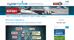 Desktop Screenshot of cybertip.ca
